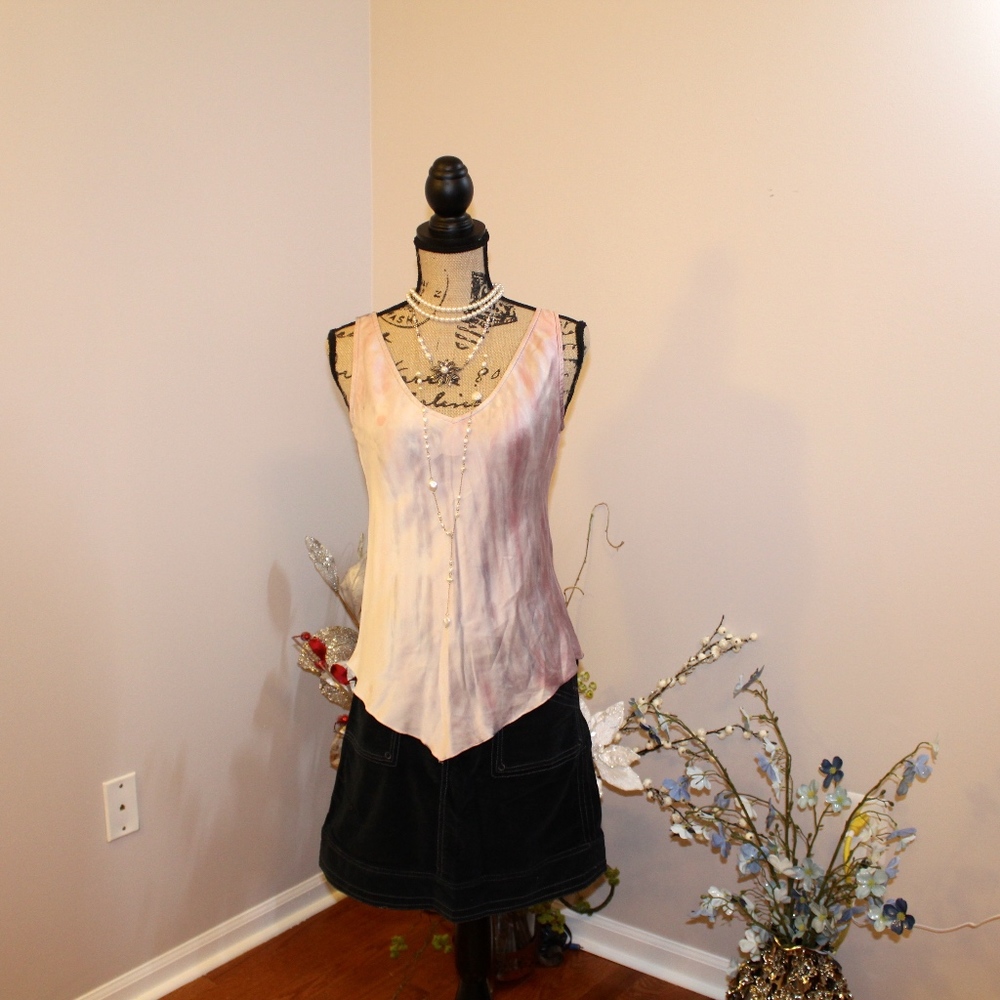 Annie Turbin silk hand-died shirt, S